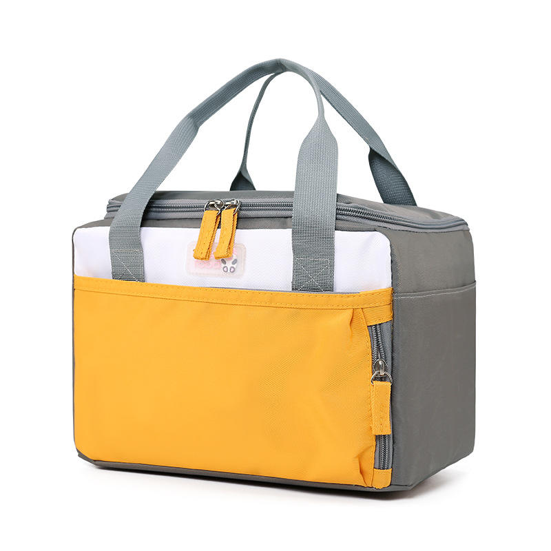 Spot wholesale customizable nylon thermal insulation portable camping picnic bag (6)